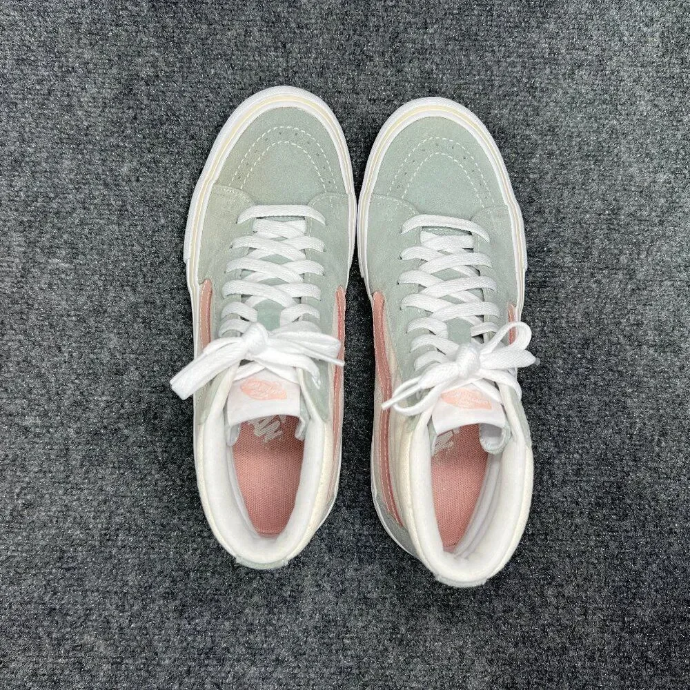 Vans Sk8-Hi Pro Washout Sneakers Men's 8.5 Green Pink Athletic Retro Skate Shoes - Picture 9 of 13